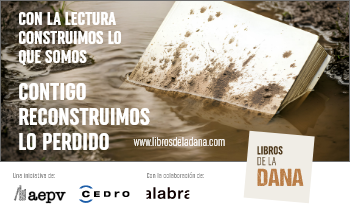 Libros de la DANA, una campaña para apoyar a las editoriales y a los autores afectados